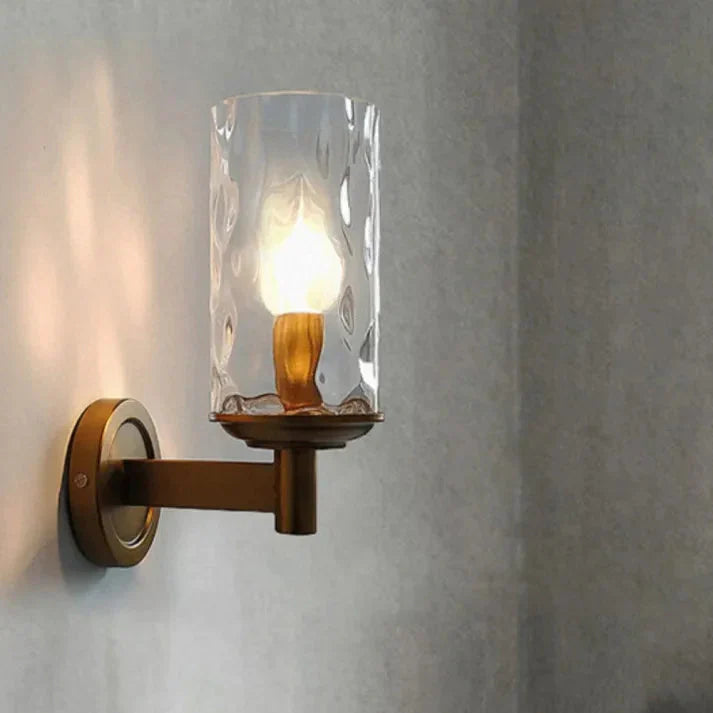 Glavira | Glas Zylinder Wandleuchte