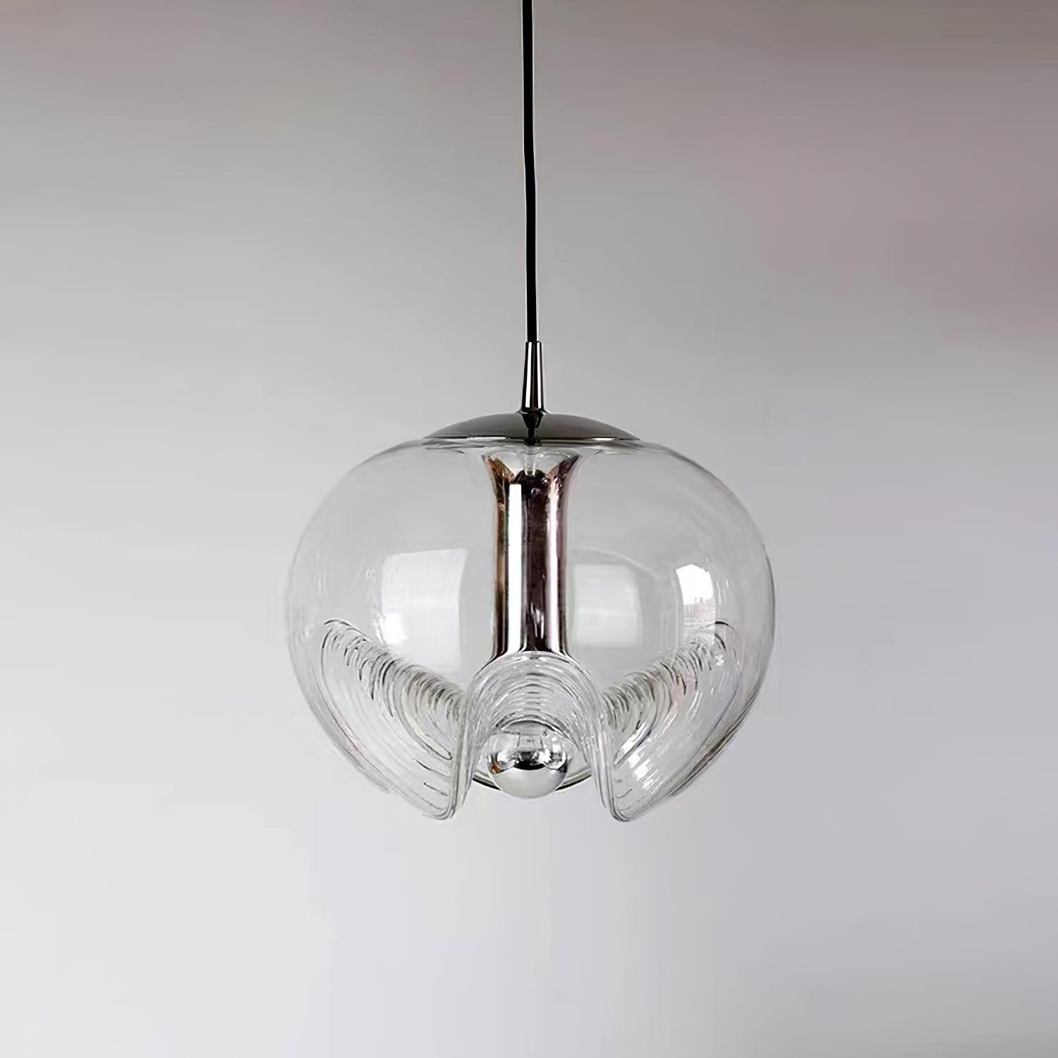 Alviera | Glas Pendelleuchte mit Skulpturform