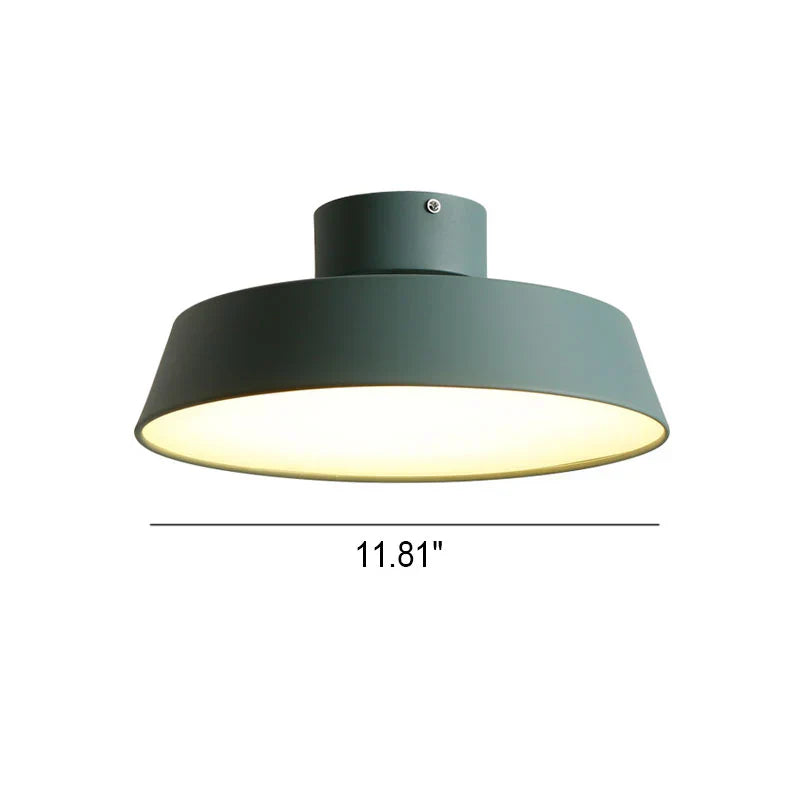 Nordisch | Schlichte Runde LED Lampe Decke