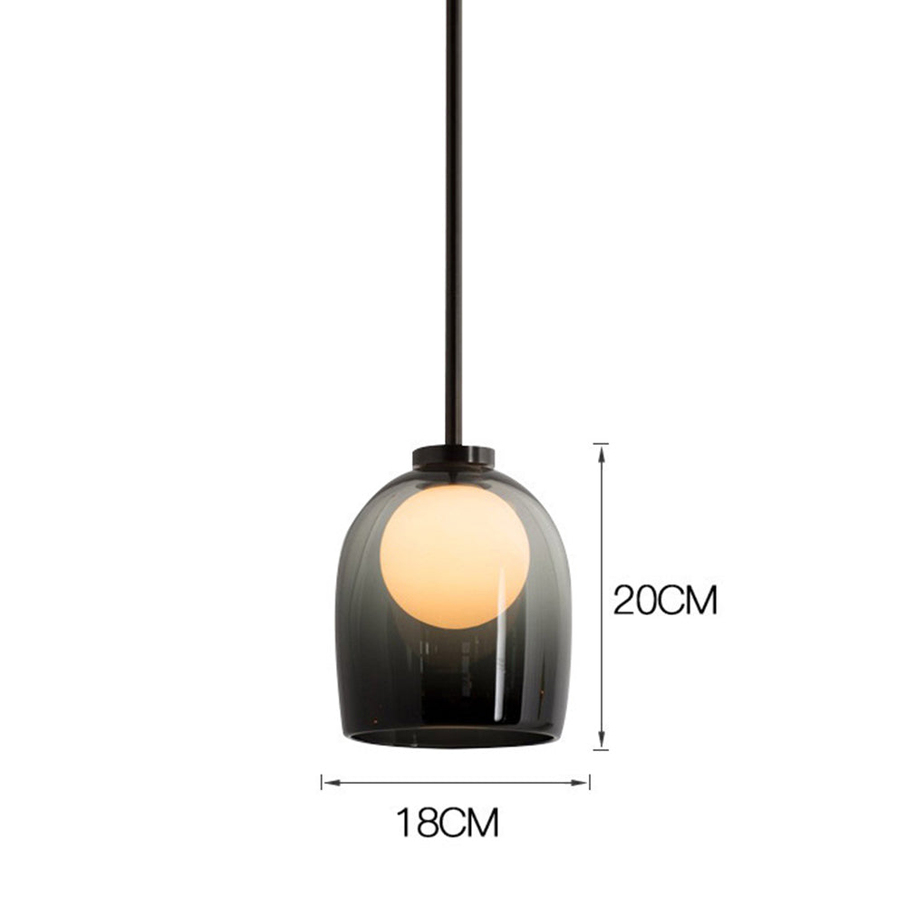 Orvya | Pendelleuchte im Glaszylinder-Design