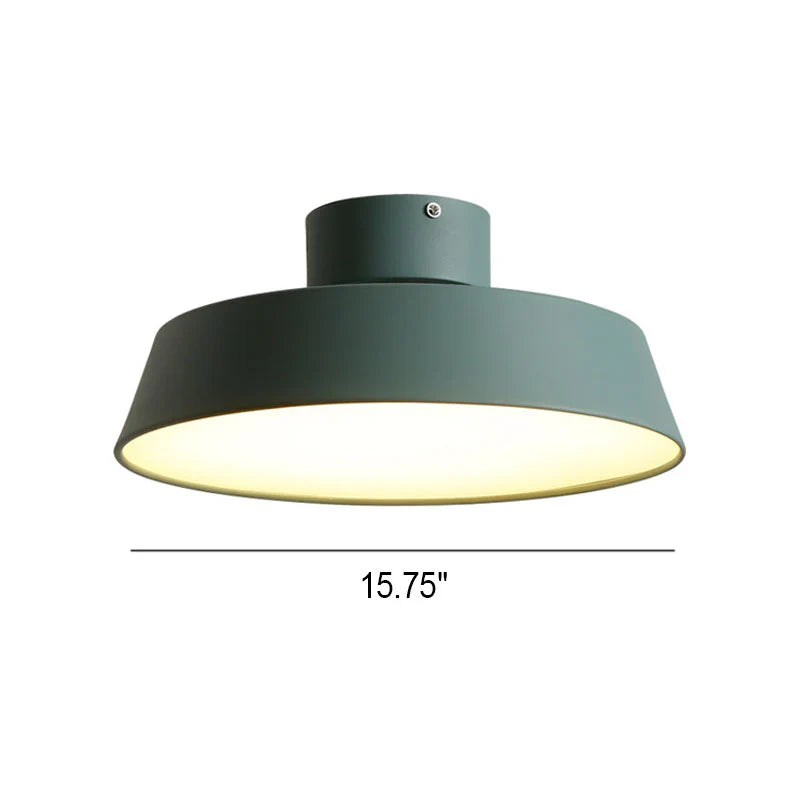 Nordisch | Schlichte Runde LED Lampe Decke