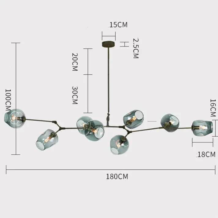 Amberlo | Moderne Pendelleuchte mit Glasdesign