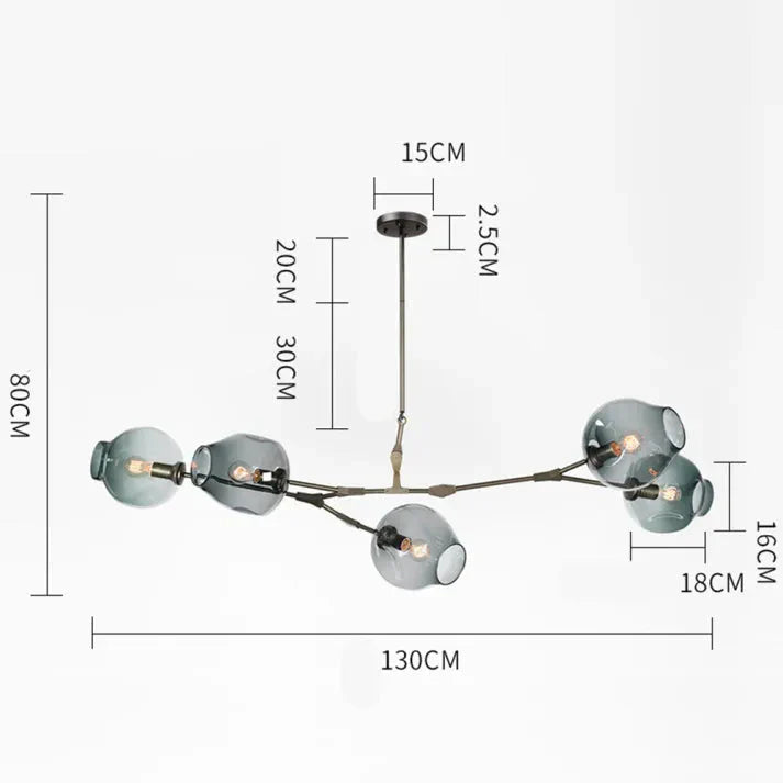 Amberlo | Moderne Pendelleuchte mit Glasdesign