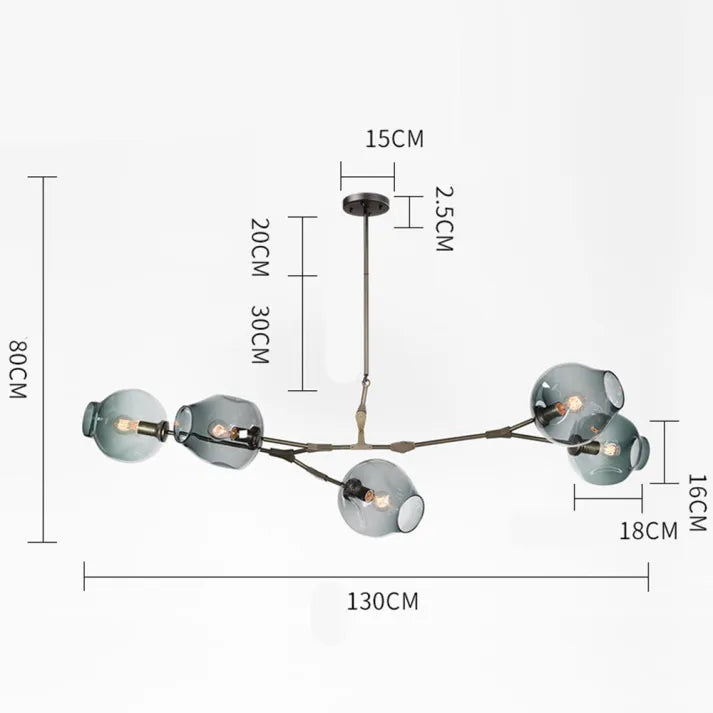 Lumivista | Moderne Glas-LED-Hängeleuchte