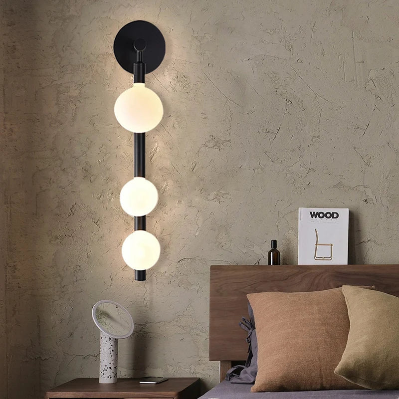 Sona | Glas-Kugel Design LED Wandlampe Modern