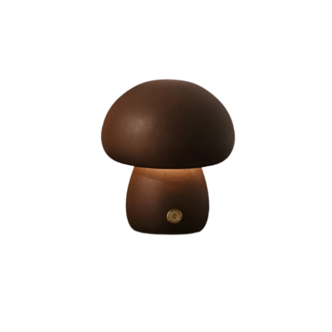 Mycora | Pilz-Tischleuchte aus Holz