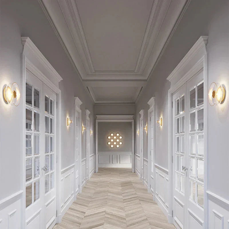 Solviera | Wandlampe mit Rundglas-Design