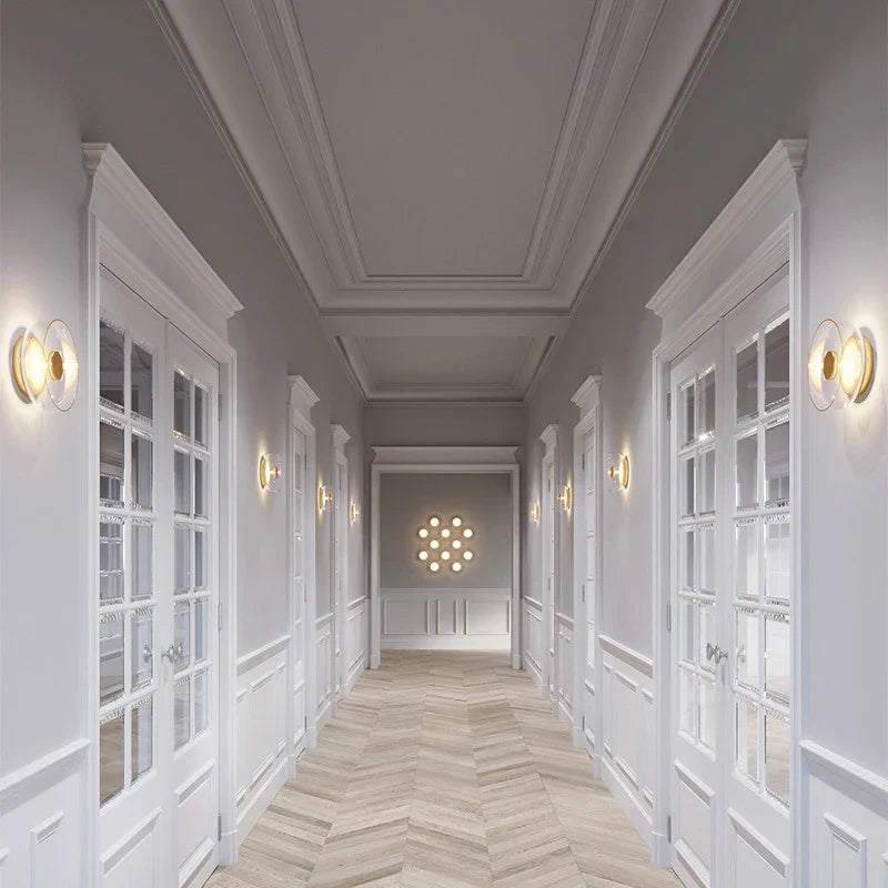 Solviera | Wandlampe mit Rundglas-Design
