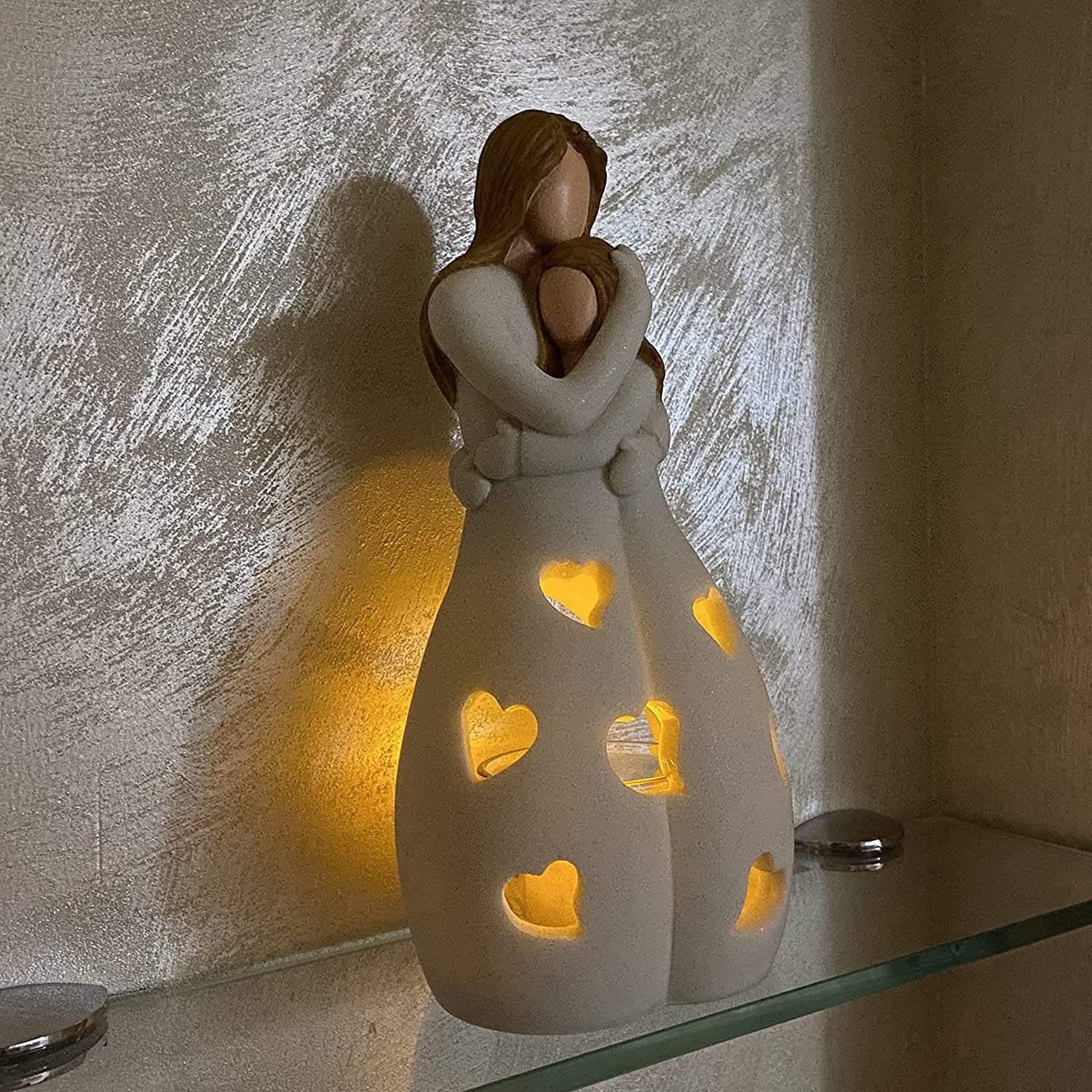 Amoria | Herzfigur Nachtlampe Mutter & Kind