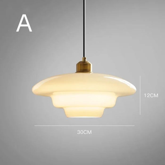 Orvella |  Glas-Pendelleuchte im Art-Déco-Stil