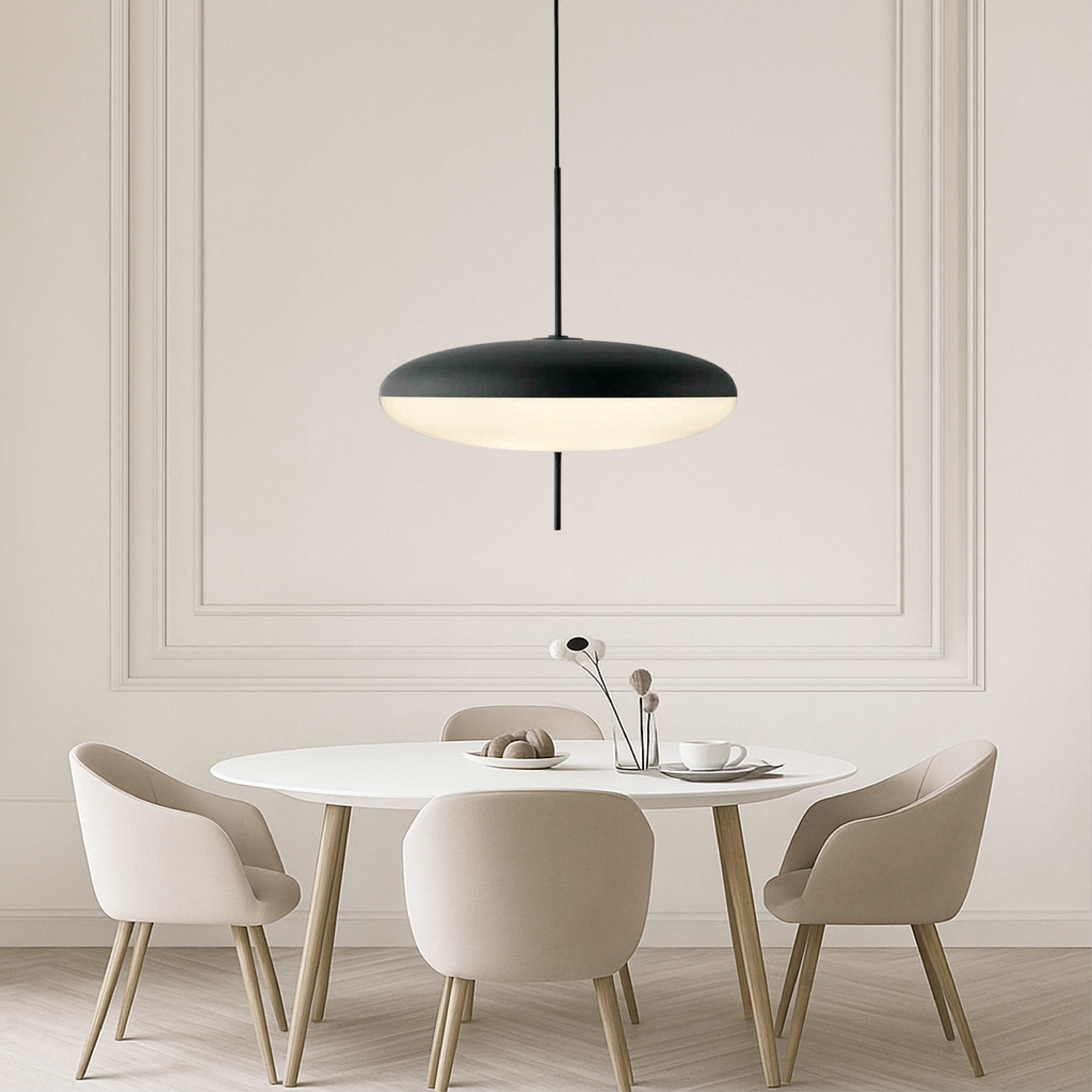 Ovalis | Moderne LED Deckenleuchte Rund