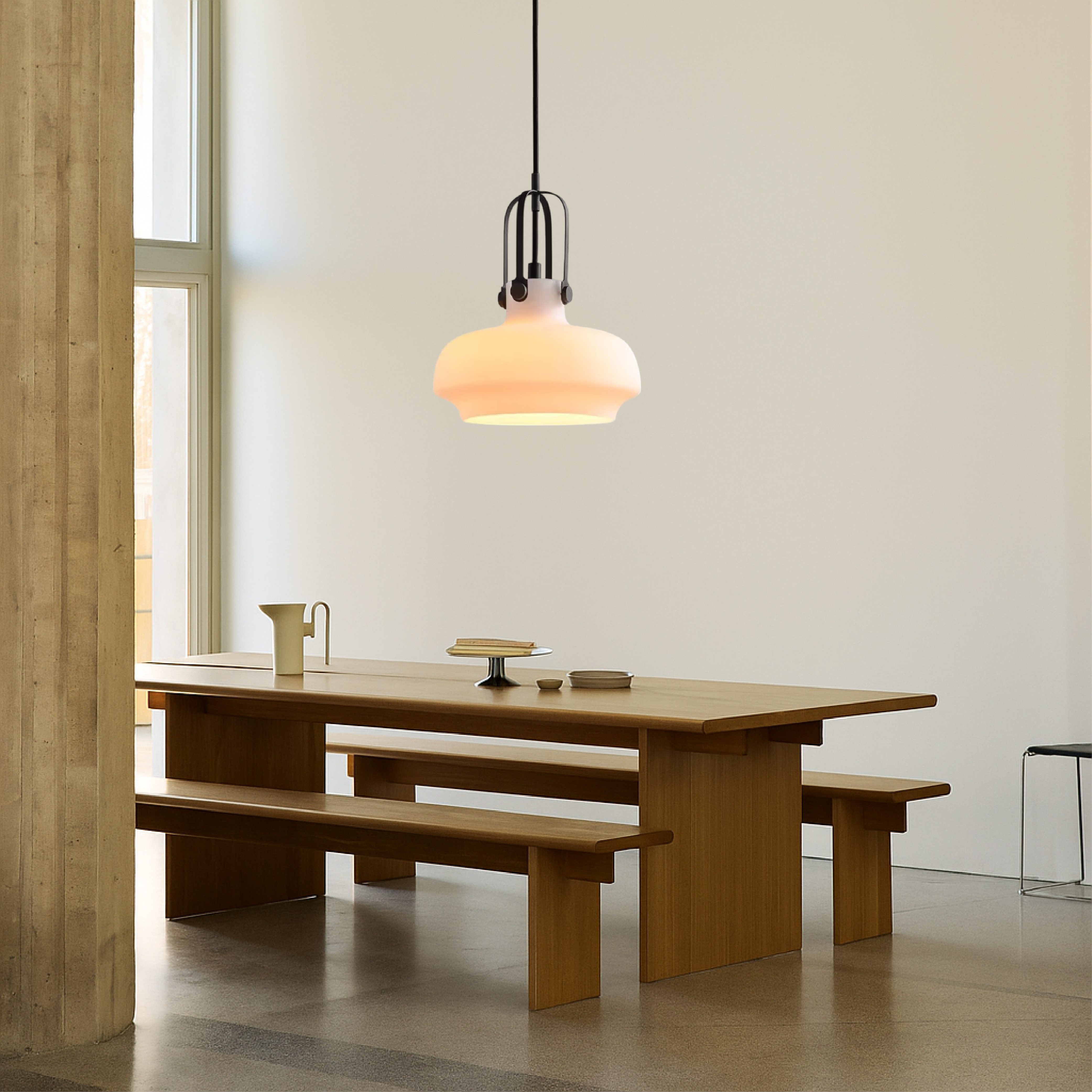 Florano | Pendelleuchte aus Opalglas