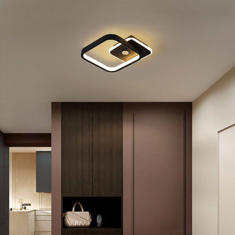 Zerian | Quadrat Deckenleuchte mit LED-Rahmen