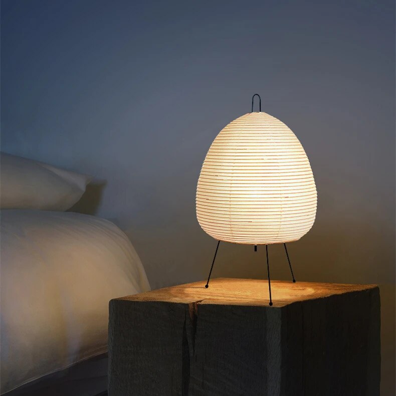 Lumina | Tischleuchte mit Papierlampenschirm