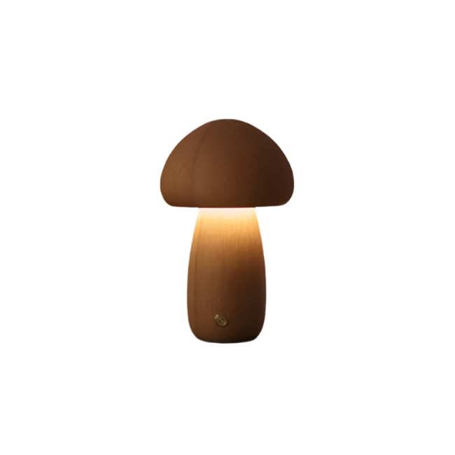 Mycora | Pilz-Tischleuchte aus Holz