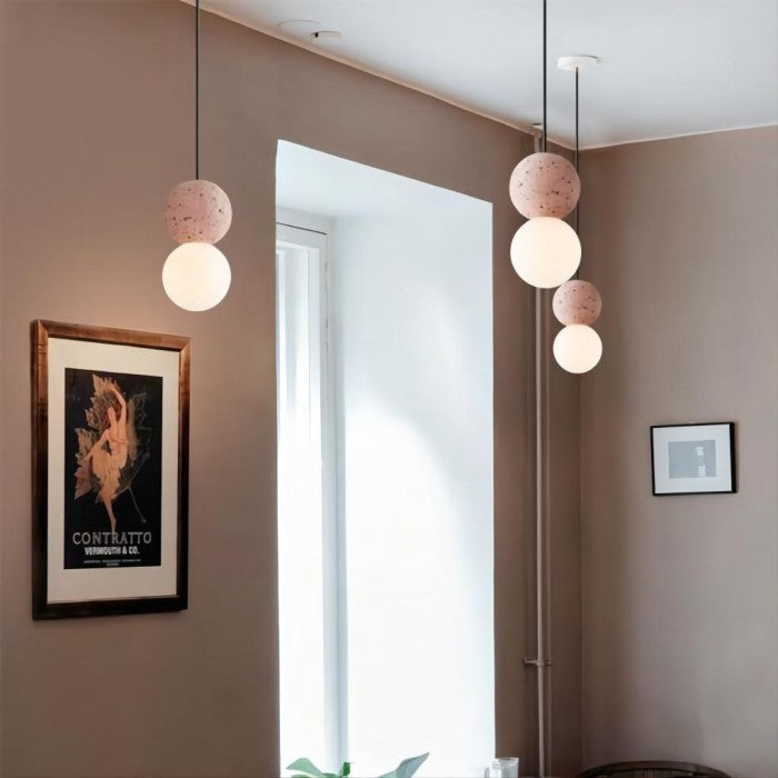 Oriva | Minimalistische Kugel Pendelleuchte im Modern Design