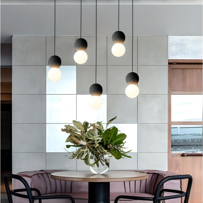 Oriva | Minimalistische Kugel Pendelleuchte im Modern Design