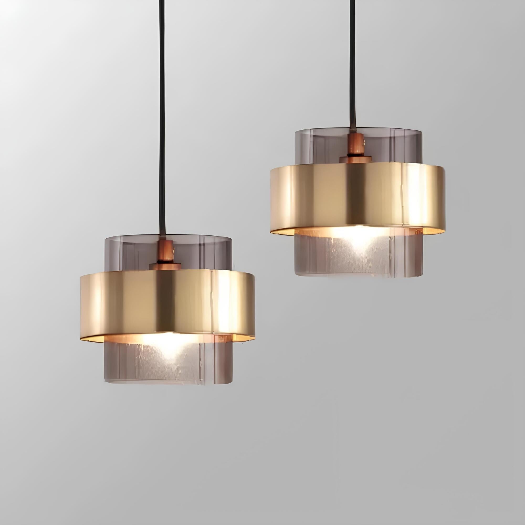 Velira | Pendelleuchte im Glas-Metalldesign
