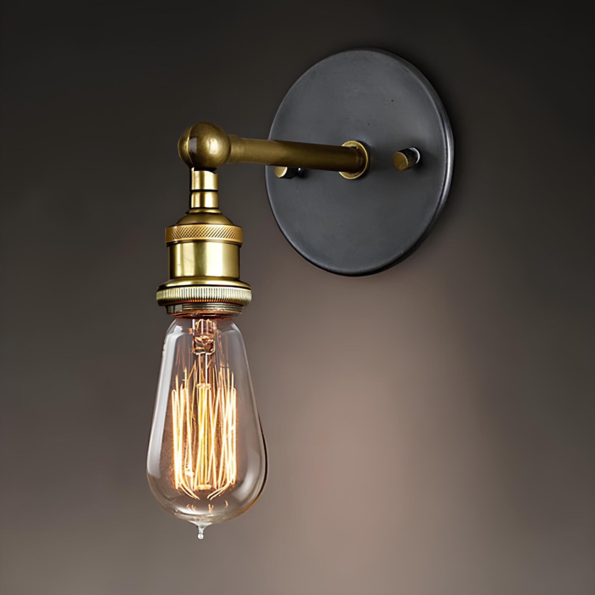 Solva | Wandlampe mit Edison Glühbirnenlook