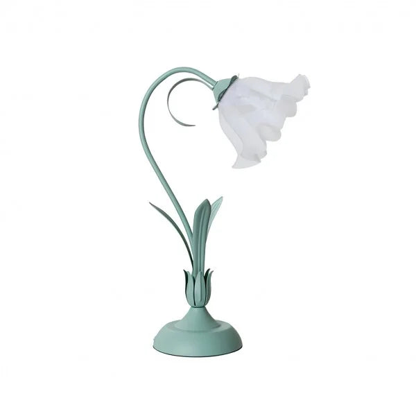 Florina | Blumen-Tischleuchte mit Blütenschirm