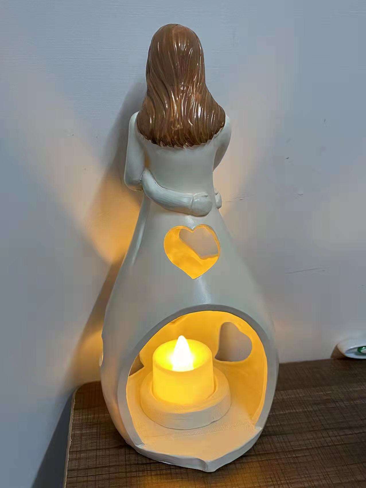 Amoria | Herzfigur Nachtlampe Mutter & Kind