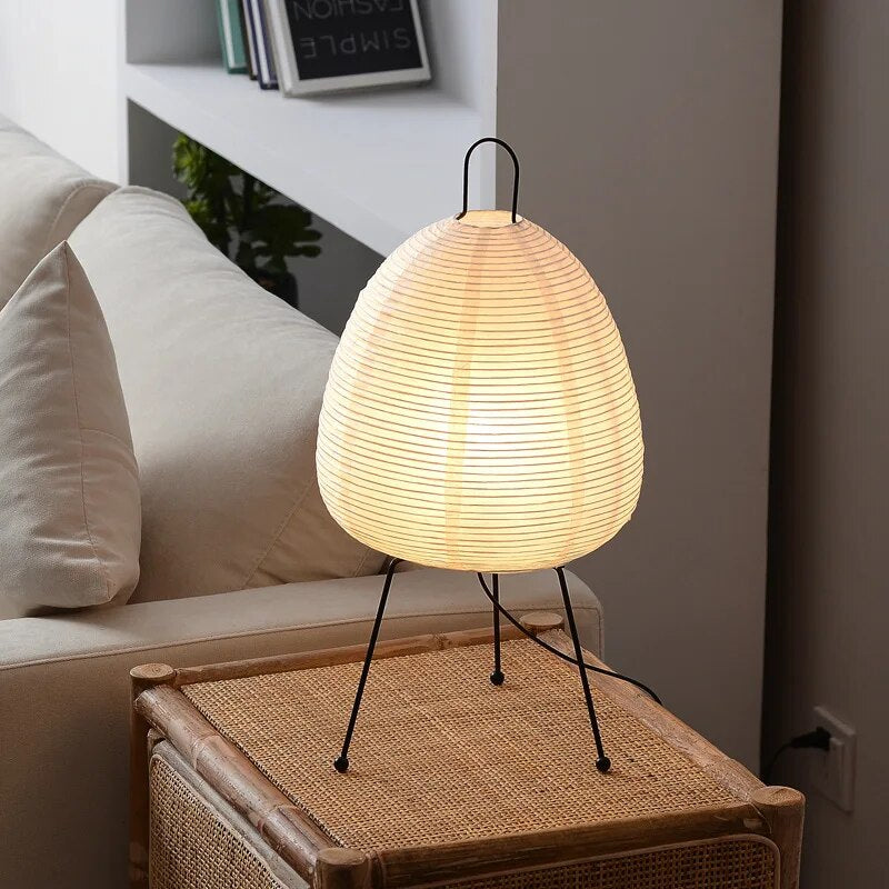 Lumina | Tischleuchte mit Papierlampenschirm